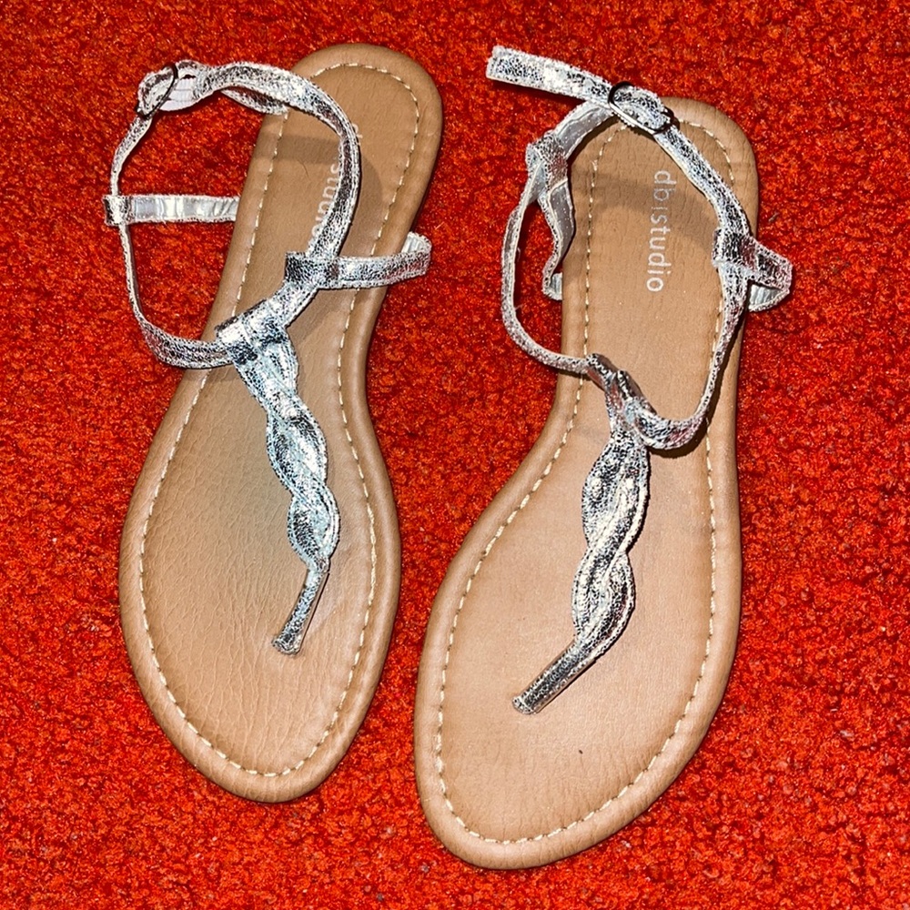 Db Studio gladiator sandals with silver